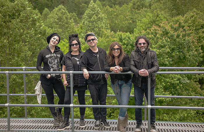 Kat Von D, Adrienne and Billie Joe Armstrong, Rachael Ray and John Cusimano at Project Chimps.