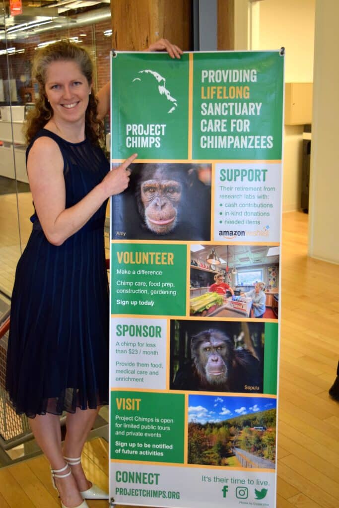 Ali at a fundraiser in Boston.